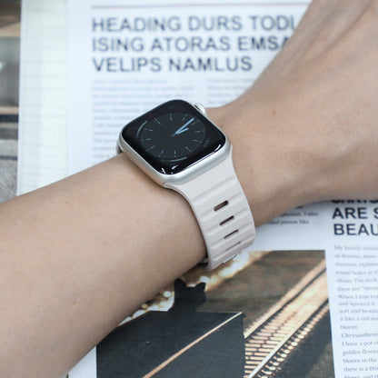 【磁力で快適フィット】ダブルロックマグネットバンド【アップルウォッチ】