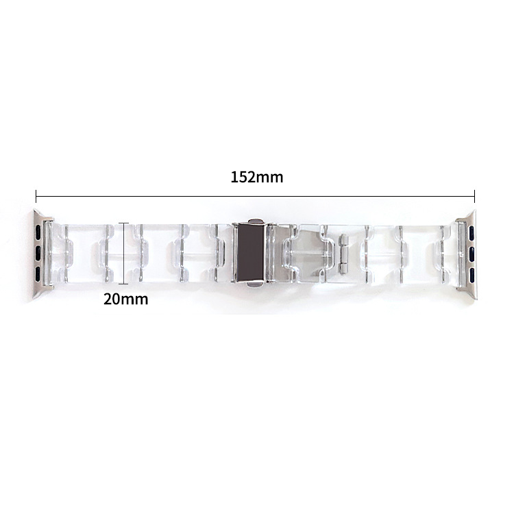 [Clear transparency] Acrylic crystal band [Apple Watch]