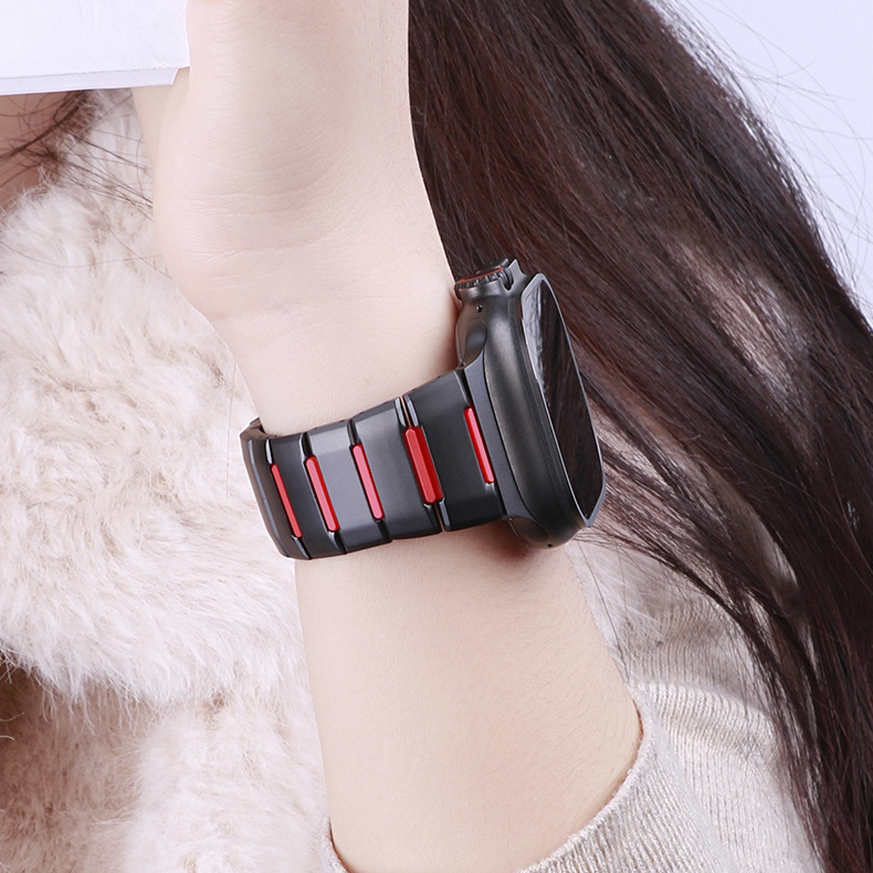 【未来的デザイン】ハイブリッドメタルリンクバンド【アップルウォッチ】