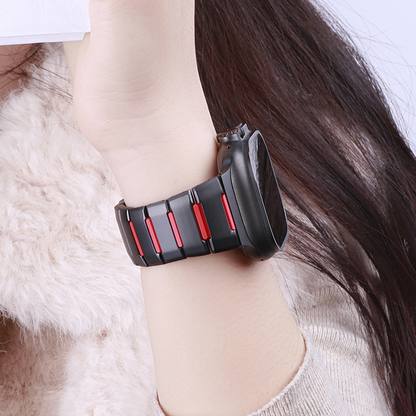 【未来的デザイン】ハイブリッドメタルリンクバンド【アップルウォッチ】