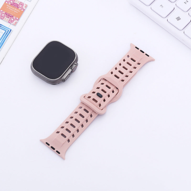 [Thick and comfortable] Airhole Mag Silicone Band [Apple Watch]