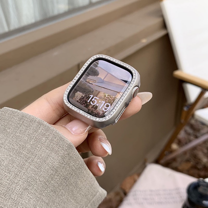 【大人可愛い】ラインストーンPC保護カバー【アップルウォッチ】