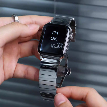 【シルバークラウン】カレイドリンクメタルバンド【アップルウォッチ】