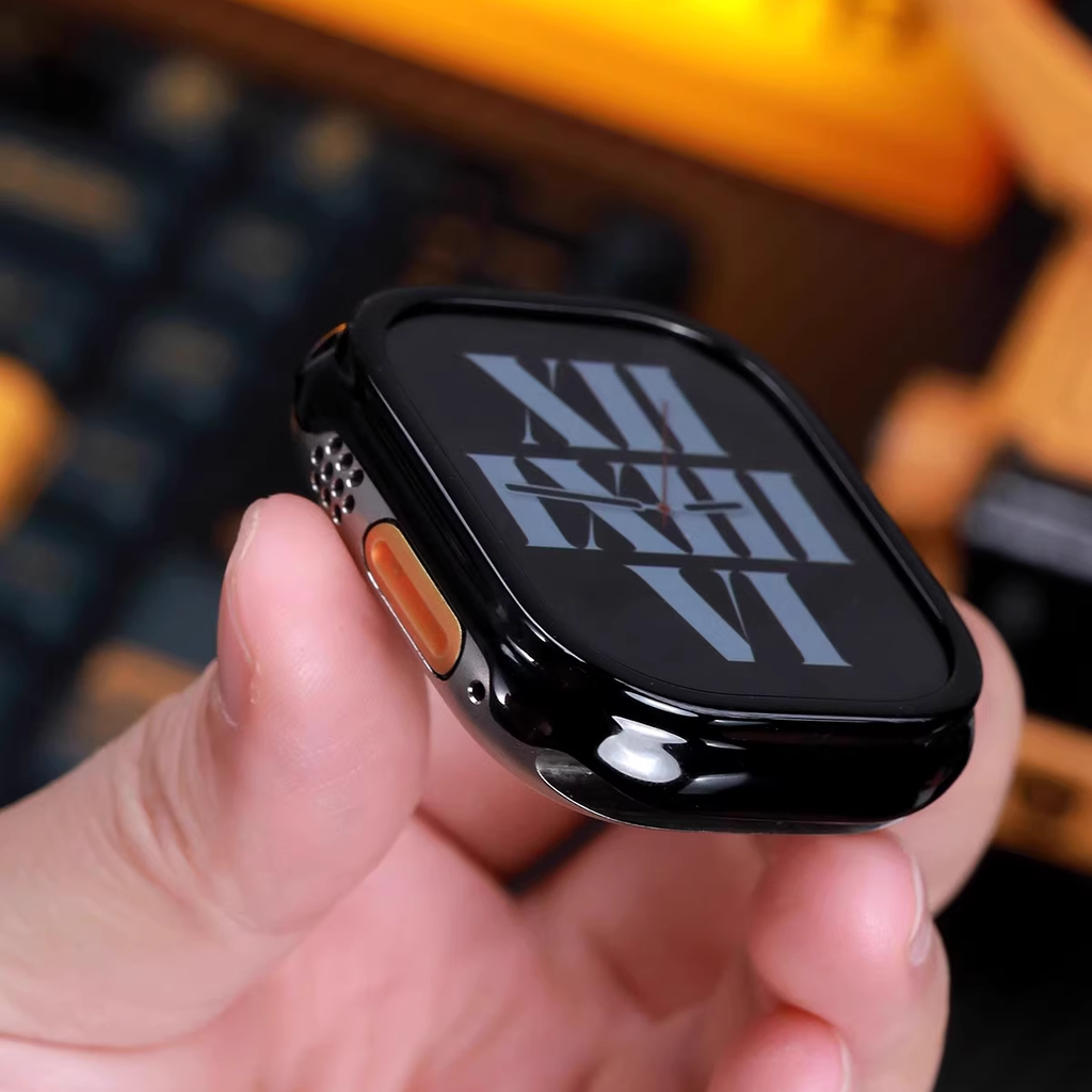 [Frame Type] Stainless Steel Protective Cover [Apple Watch]