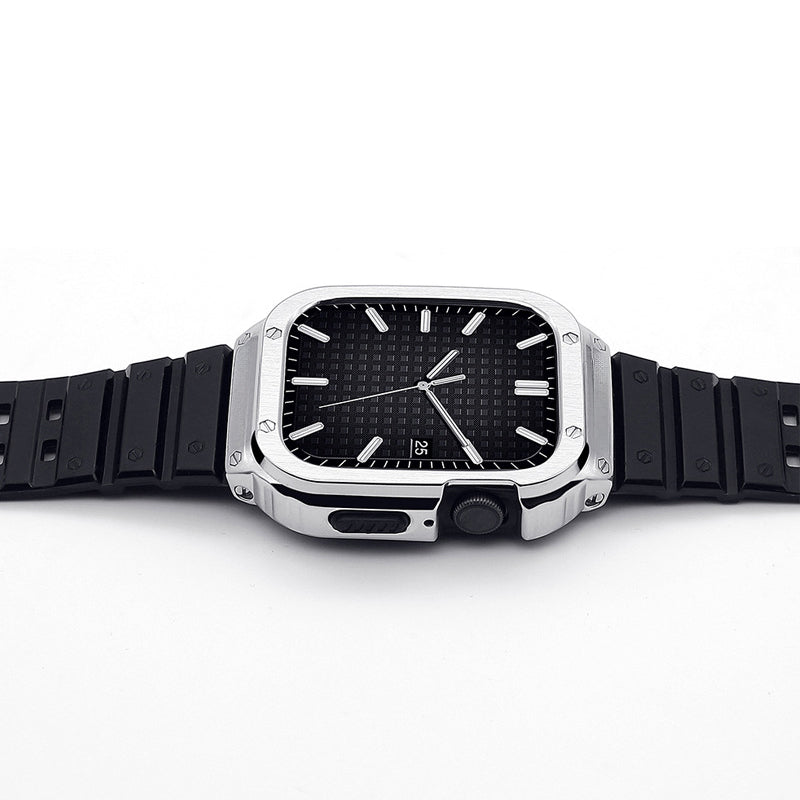 【全4色】アーマーガードケース一体型TPUバンド【アップルウォッチ】