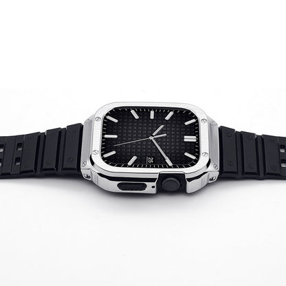 【全4色】アーマーガードケース一体型TPUバンド【アップルウォッチ】