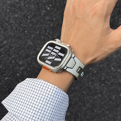 【最新デザイン】モダンカットステンレスバンド【アップルウォッチ】