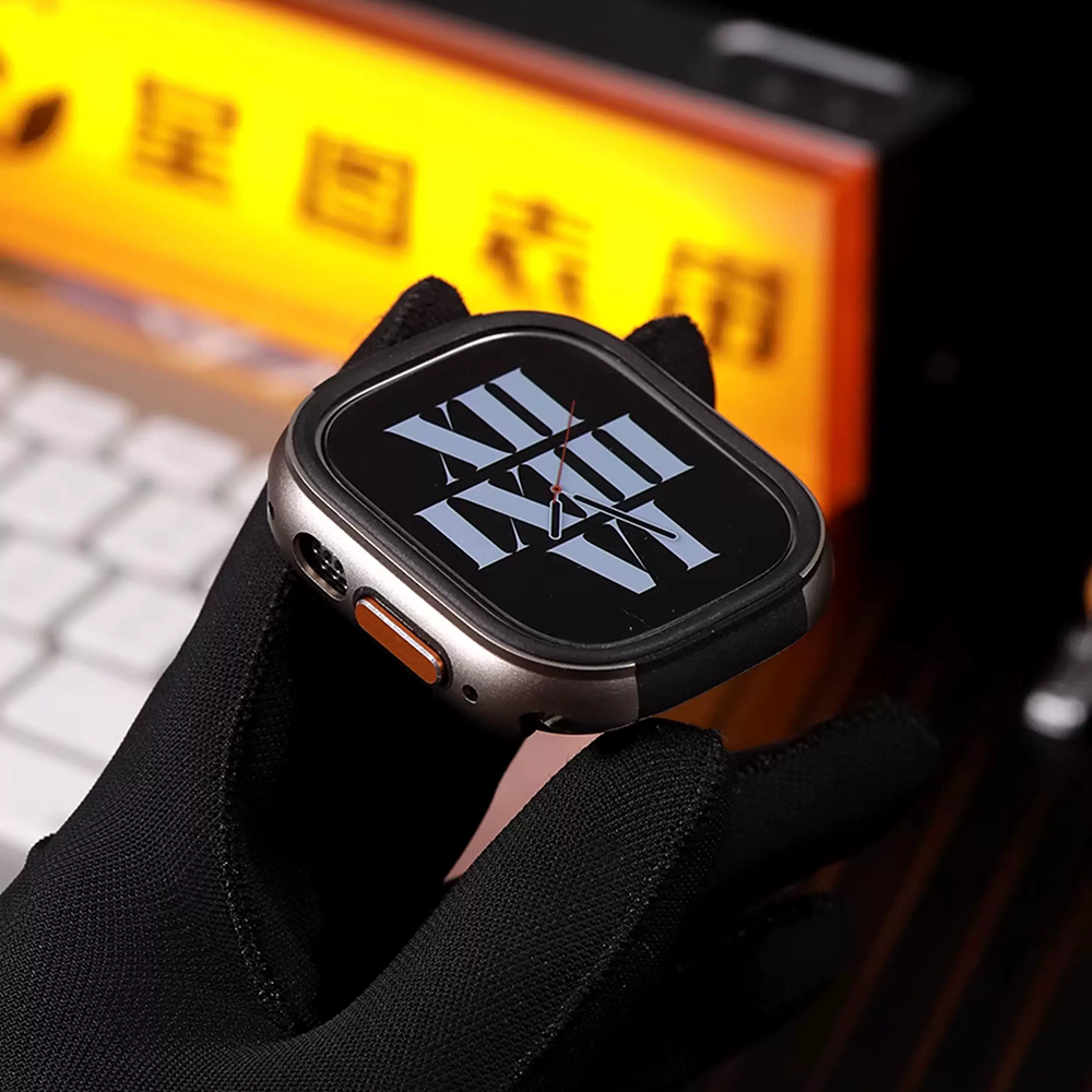 【フィルム付タイプ】デュアルトーンメタルケース【アップルウォッチ】