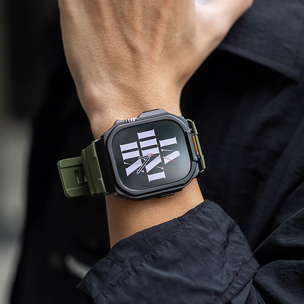 【Ultra専用モデル】メカニカルガードケースバンド【アップルウォッチ】