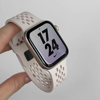 【選べる14色】スポーツメッシュシリコンバンド【アップルウォッチ】