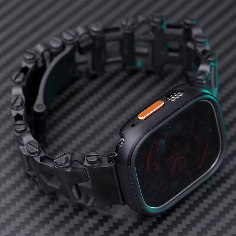 【シルバークラウン】マルチツールステンレスバンド【アップルウォッチ】