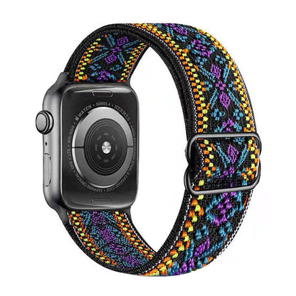 [23 colors available] Nylon braided stretch band [Apple Watch]