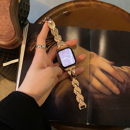 【モダン造形】ロンバスリンクメタルバンド【アップルウォッチ】