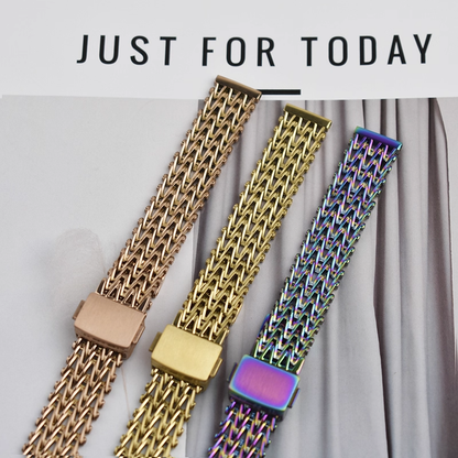 【繊細Vメッシュ】スリムメッシュマグネットバンド【アップルウォッチ】