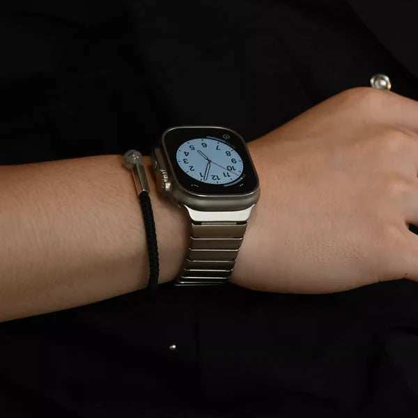 [7 colors available] Stainless steel bamboo band [Apple Watch]