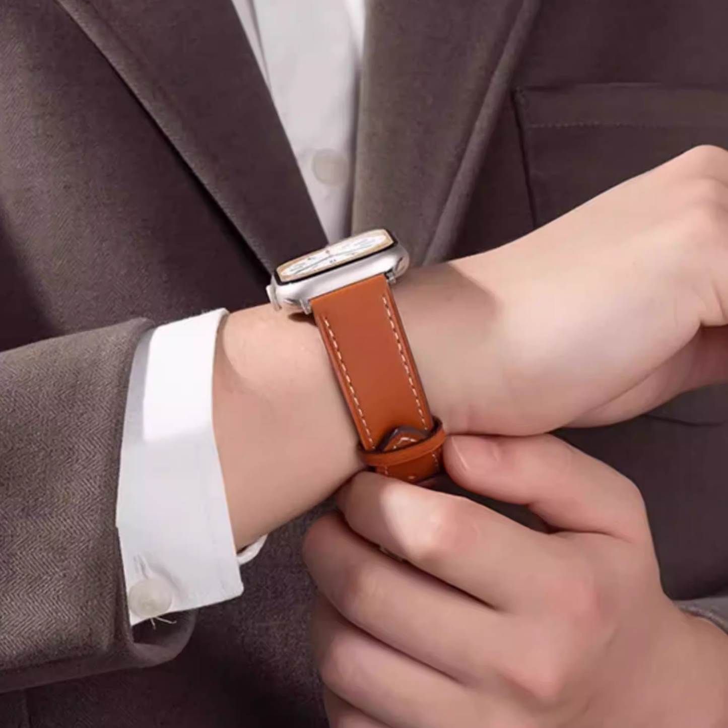 【全9色】ロイヤルカウレザーバンド【アップルウォッチ】