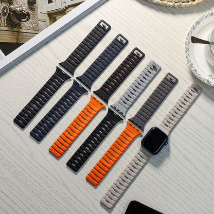 【磁力で快適フィット】ダブルロックマグネットバンド【アップルウォッチ】