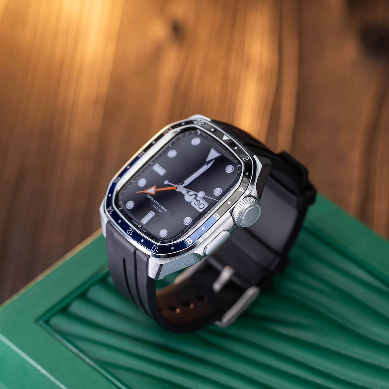 【Series10/11専用】プレミアムベゼルシリコンバンド【アップルウォッチ】