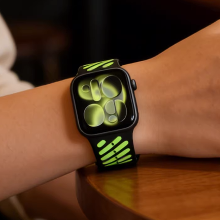 【強力マグネット】バイカラーフィットラバーバンド【アップルウォッチ】