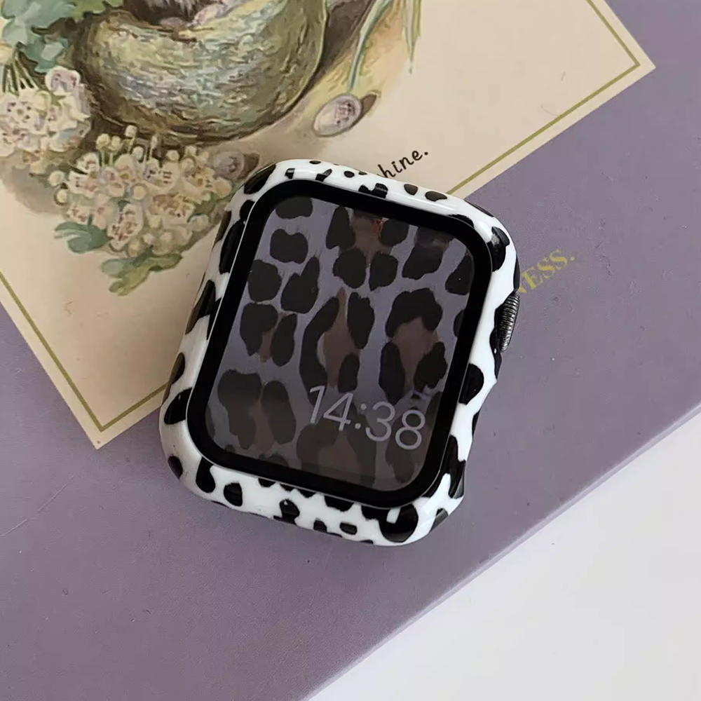 【フィルム付タイプ】アニマルパターンケース【アップルウォッチ】