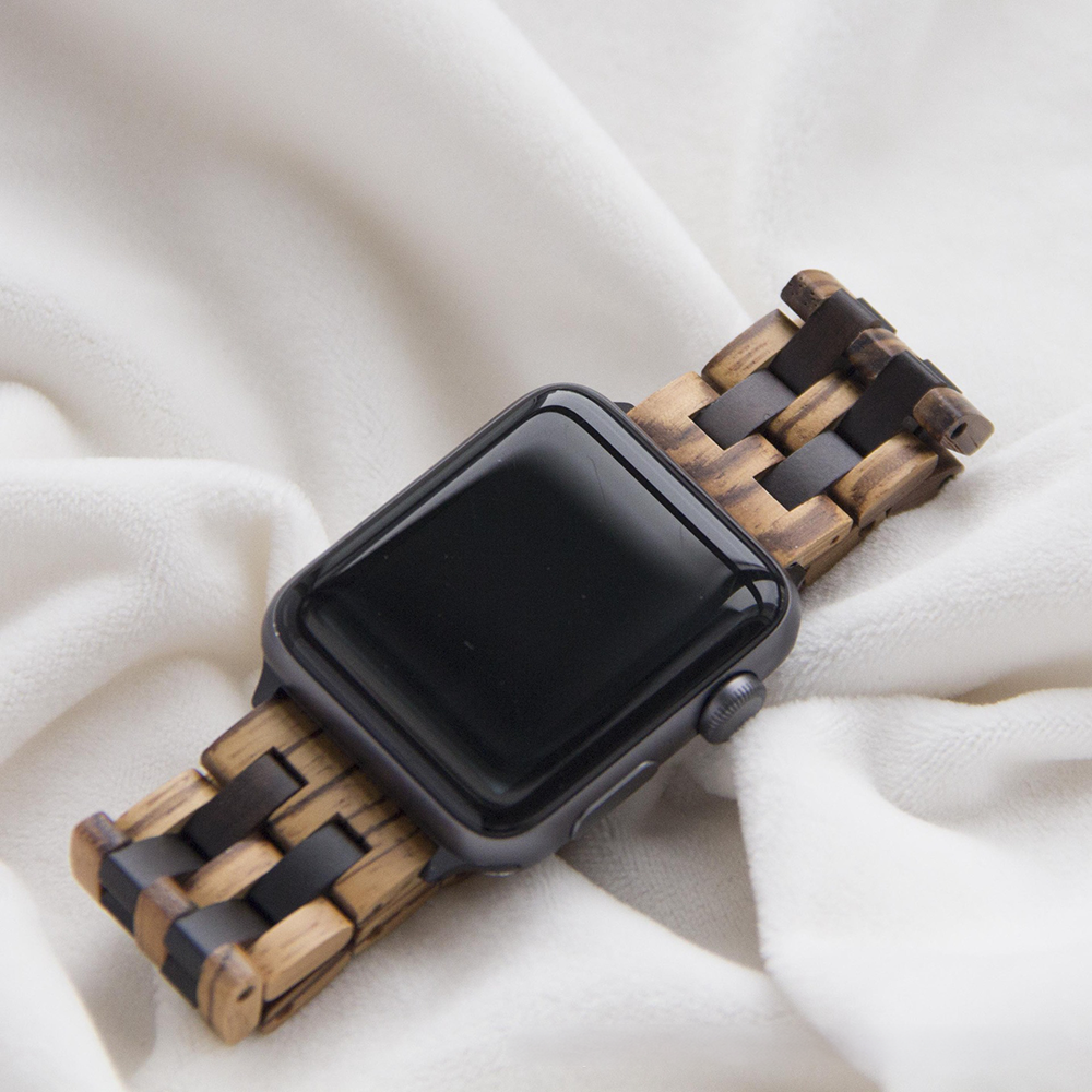 【木の温もり】ウッドリンクモダンバンド【アップルウォッチ】