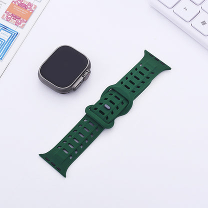 【太めで快適】エアホールマグシリコンバンド【アップルウォッチ】