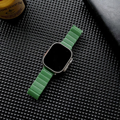 [4 colors available] Kevlar carbon pattern band [Apple Watch]