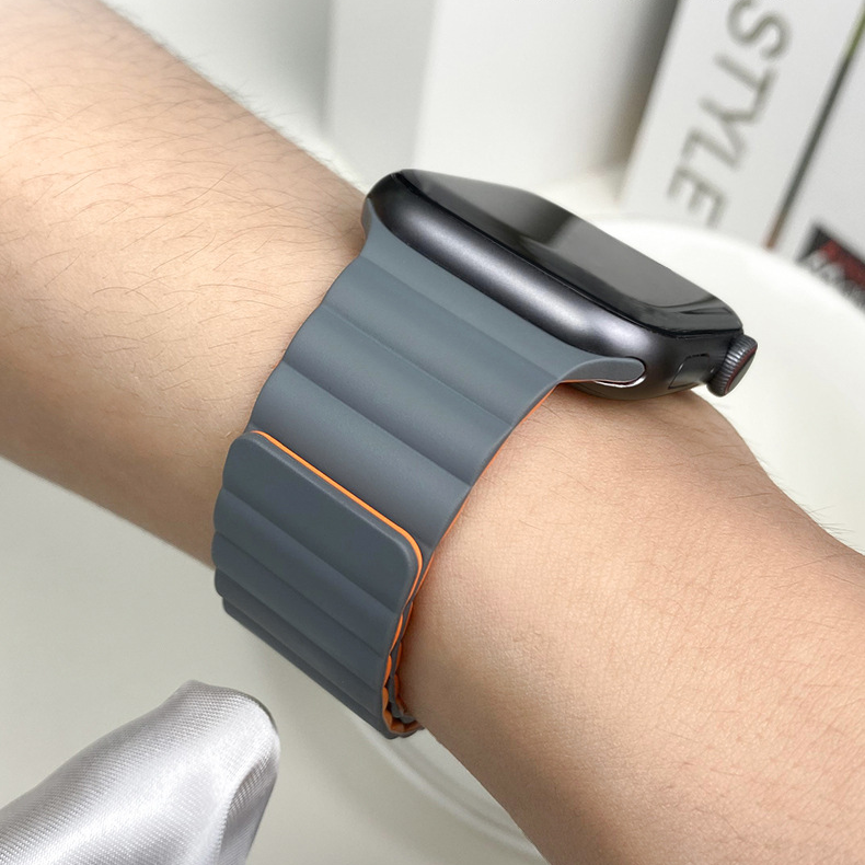[20 colors available] Silicone magnetic band [Apple Watch]