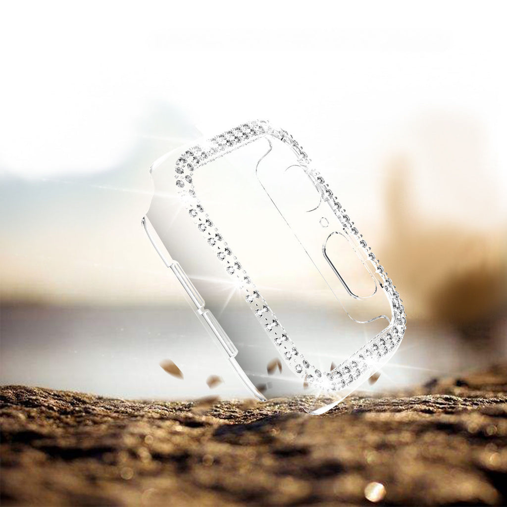 [Frame Type] Rhinestone Shell Case [Apple Watch]