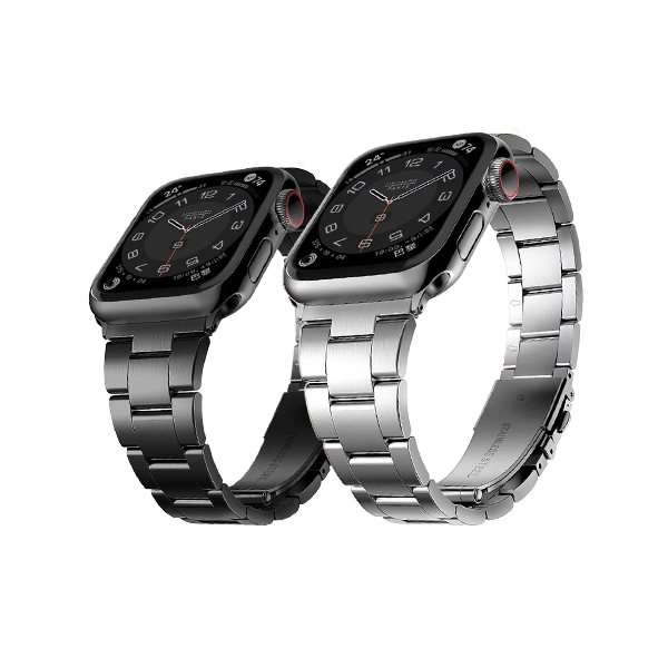 【シルバークラウン】スリムリンクメタルバンド【アップルウォッチ】