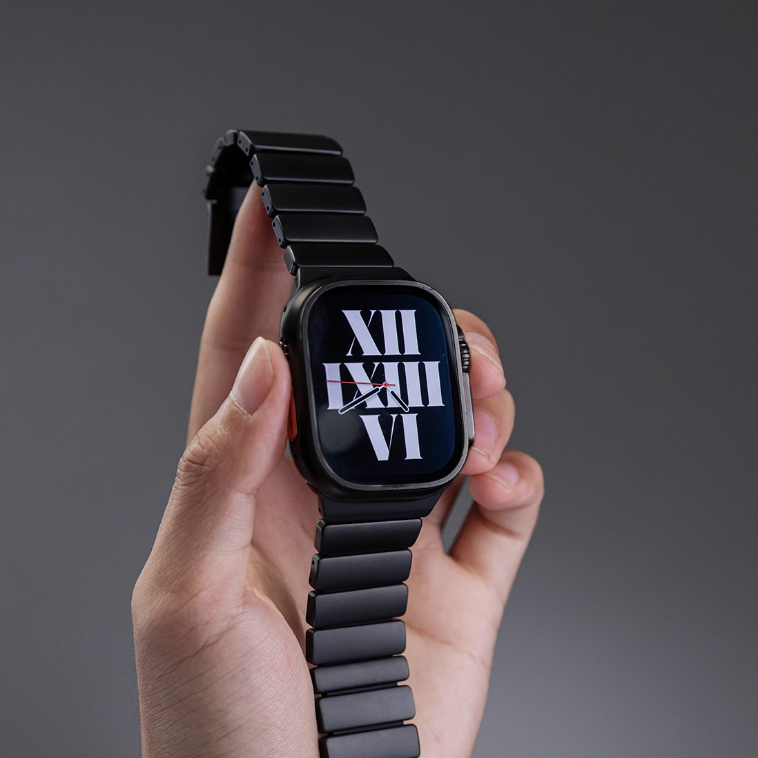 【新感覚デザイン】ツイストラバーチタンバンド【アップルウォッチ】