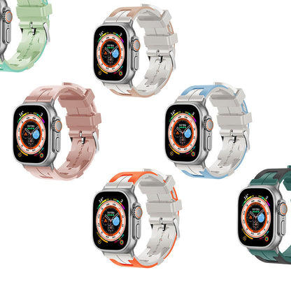 [10 colors available] Active Contrast Silicone Band [Apple Watch]