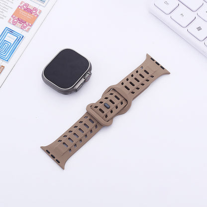 【太めで快適】エアホールマグシリコンバンド【アップルウォッチ】