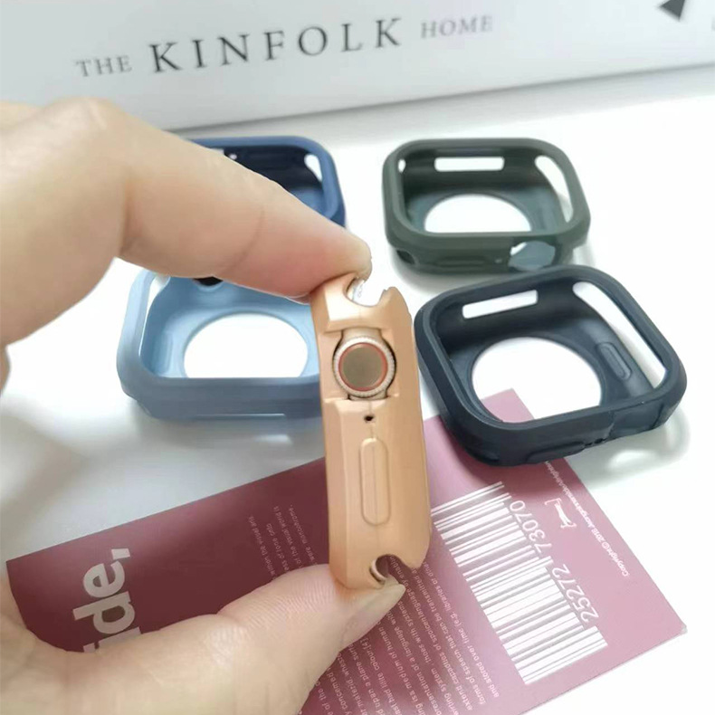 【ガラス無し両面保護】ソフトプロテクションケース【アップルウォッチ】