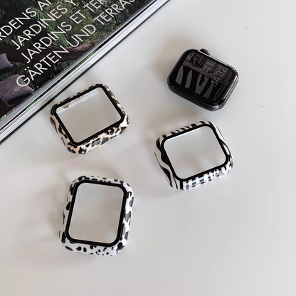 【フィルム付タイプ】アニマルパターンケース【アップルウォッチ】