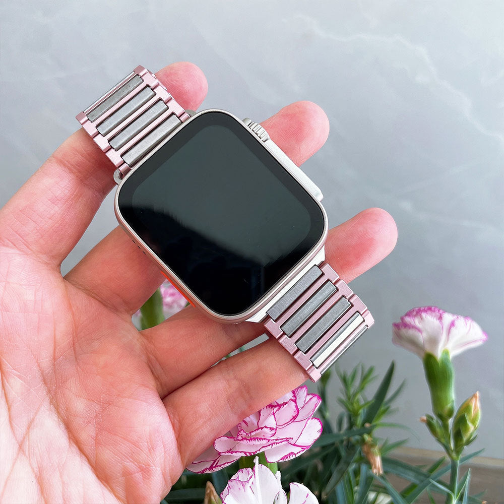 【バイカラー】2トーンマグネットメタルバンド【アップルウォッチ】