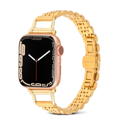 [4 colors available] Square buckle steel band [Apple Watch]