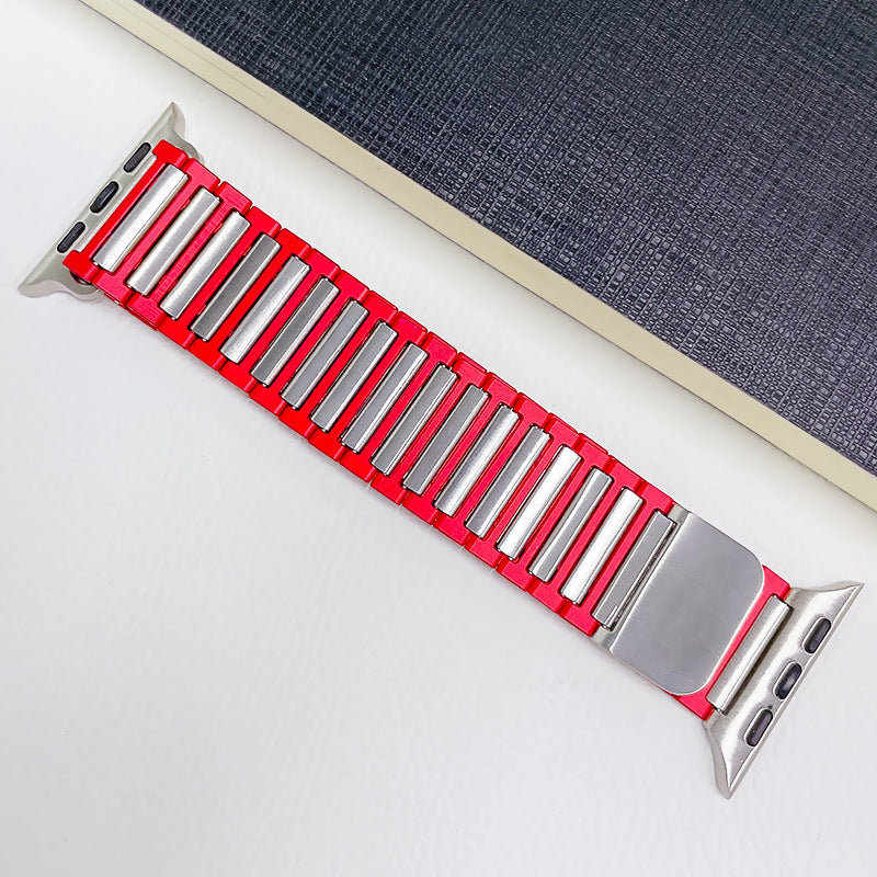 【バイカラー】2トーンマグネットメタルバンド【アップルウォッチ】