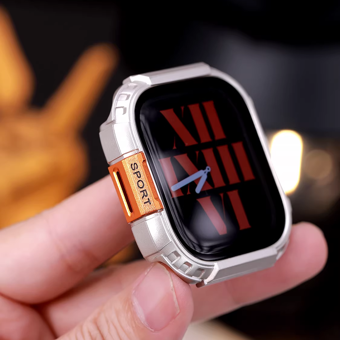 【フィルム付タイプ】メタルPCボディ保護ケース【アップルウォッチ】