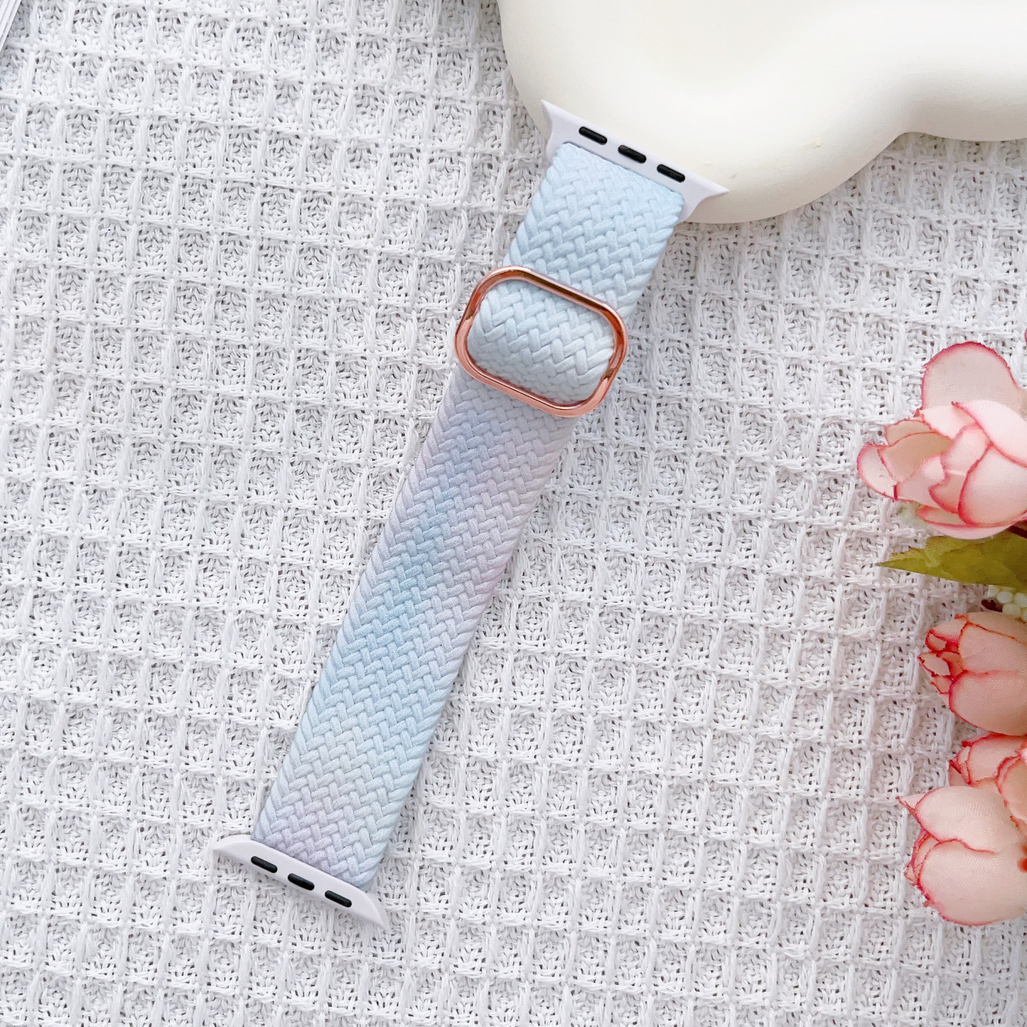 【やさしい色合い】グラデーションナイロンバンド【アップルウォッチ】