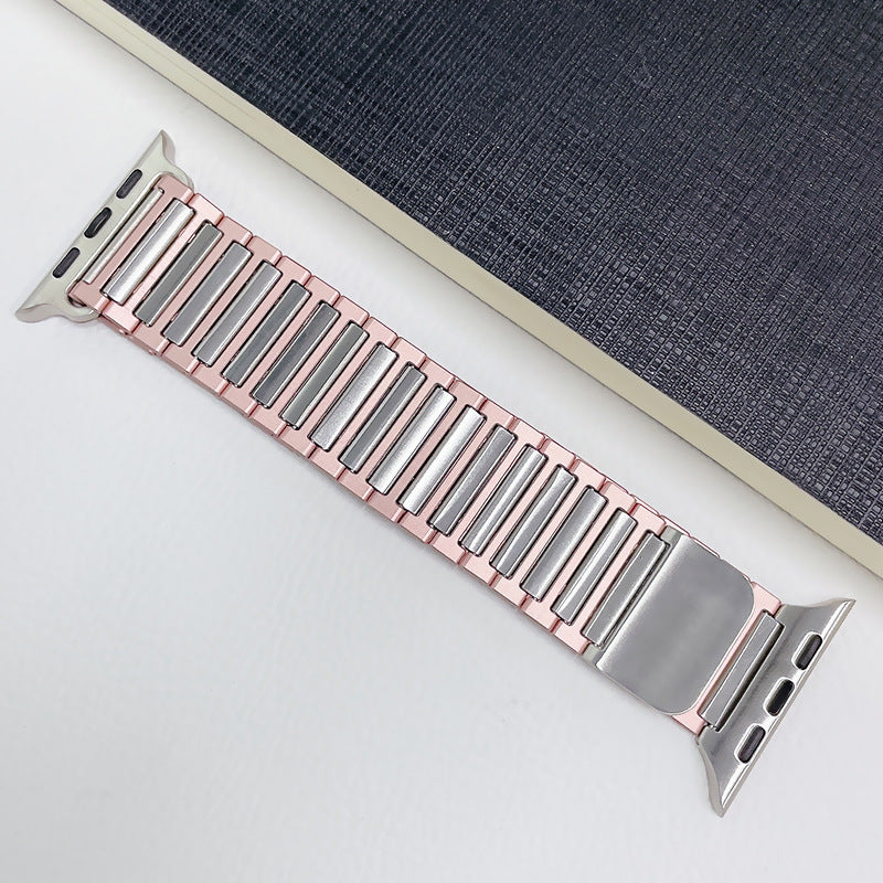 【バイカラー】2トーンマグネットメタルバンド【アップルウォッチ】