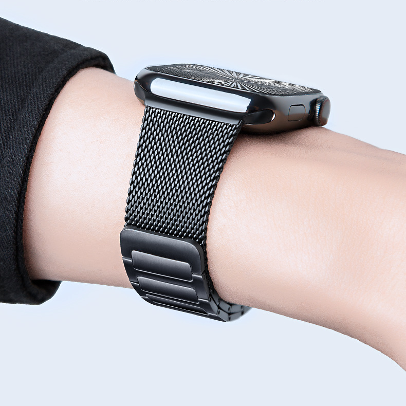 [Latest Milanese] Dual Texture Metal Band [Apple Watch]