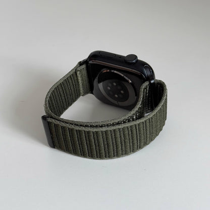 【ストレスフリー装着】カラフルナイロンマジックバンド【アップルウォッチ】