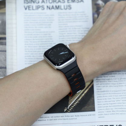 【磁力で快適フィット】ダブルロックマグネットバンド【アップルウォッチ】