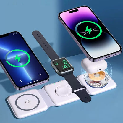 [3-in-1] Foldable magnetic charging stand [Apple Watch]