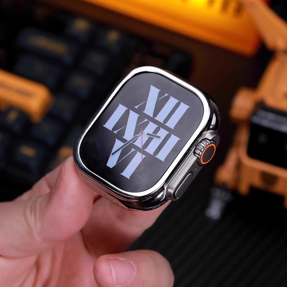 【艶やかメタリック】ステンレスプロテクト保護カバー【アップルウォッチ】