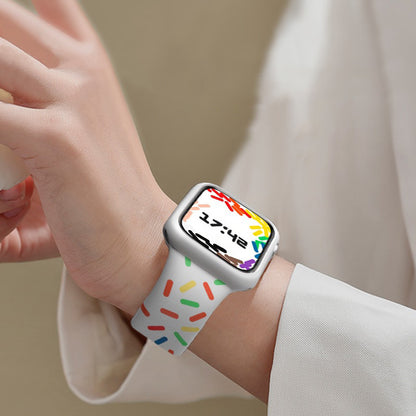 [4 colors available] Colorful pop silicone band [Apple Watch]