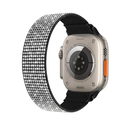 [5 colors available] Glitter mesh nylon band [Apple Watch]