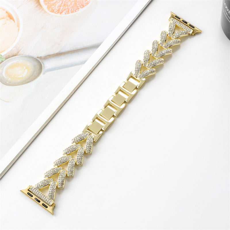 Sparkling Glitter Chain Link Band for Apple Watch