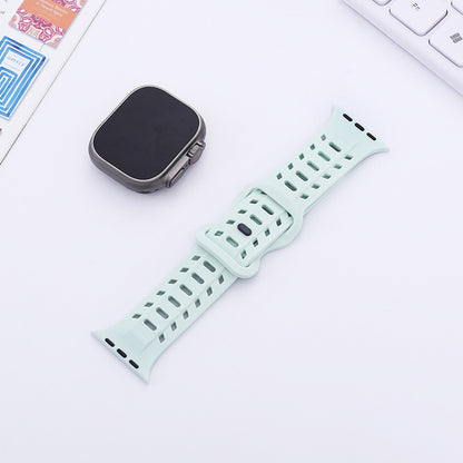 【太めで快適】エアホールマグシリコンバンド【アップルウォッチ】